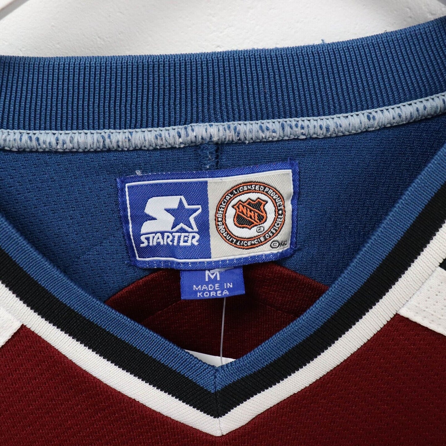 90's Starter Colorado Avalanche Sakic NHL Hockey Jersey Size M