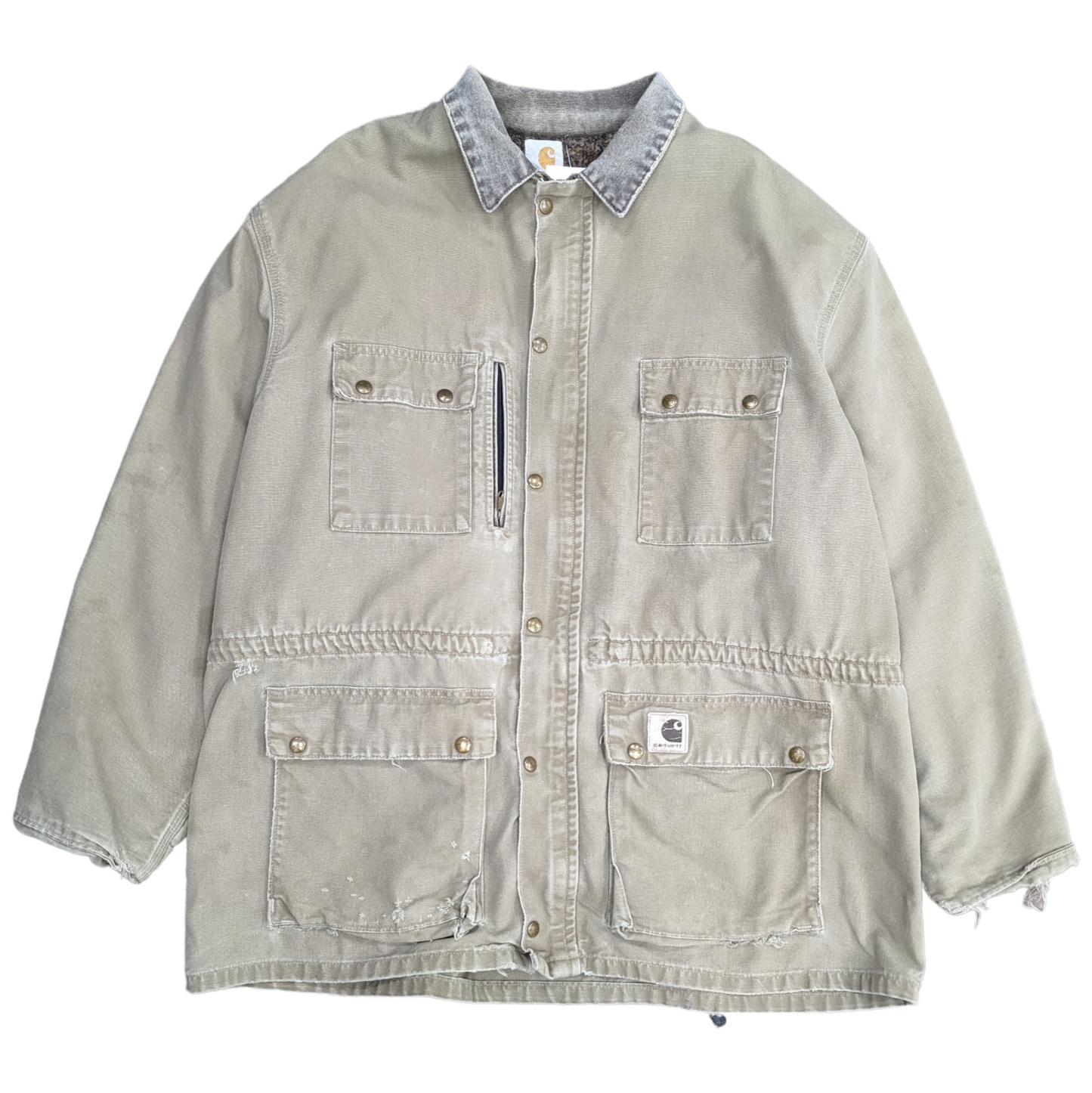 Vintage Carhartt Blanket Lined Jacket Size XXL