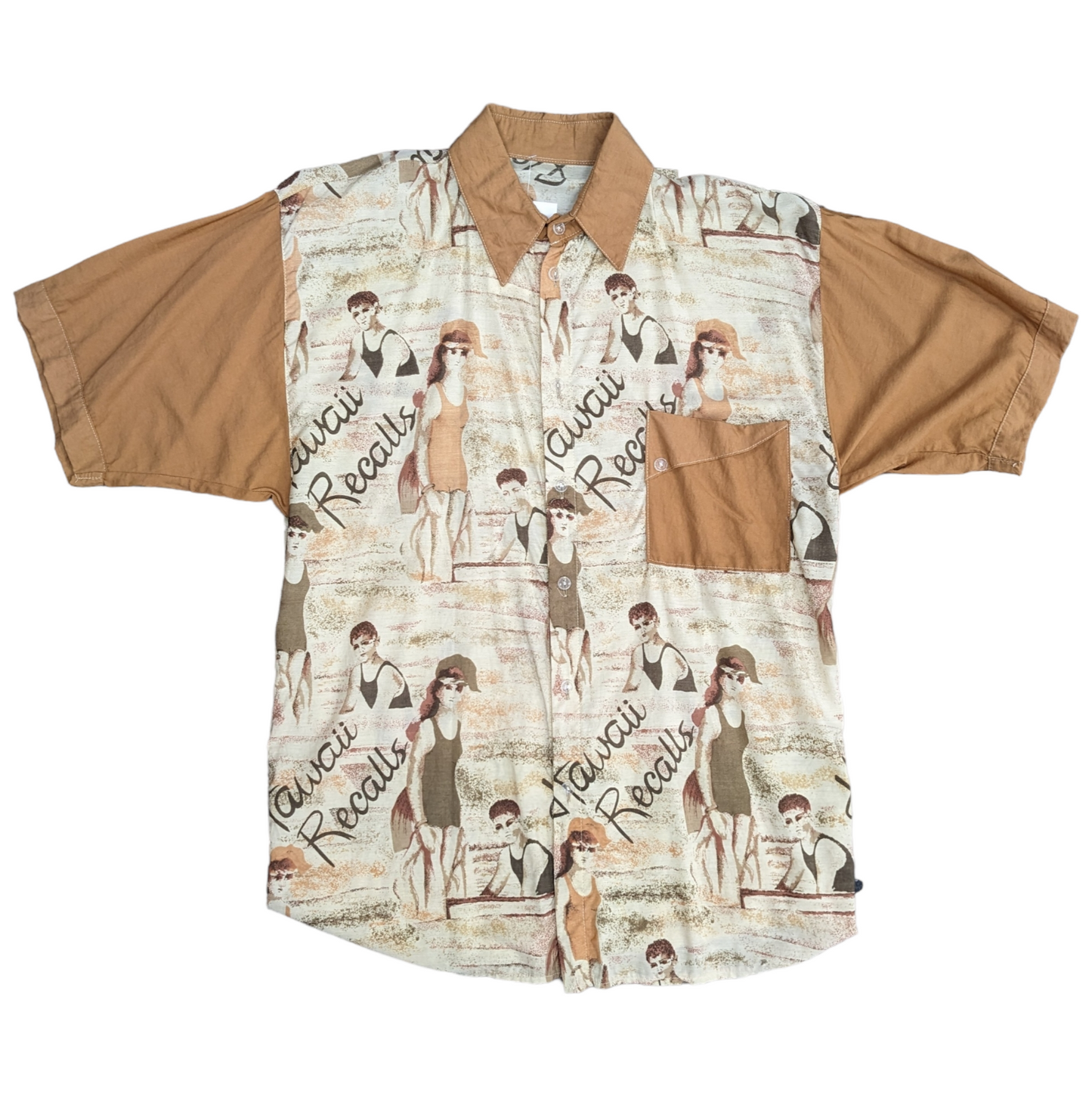 Vintage Hawaii Patterned Shirt Size M