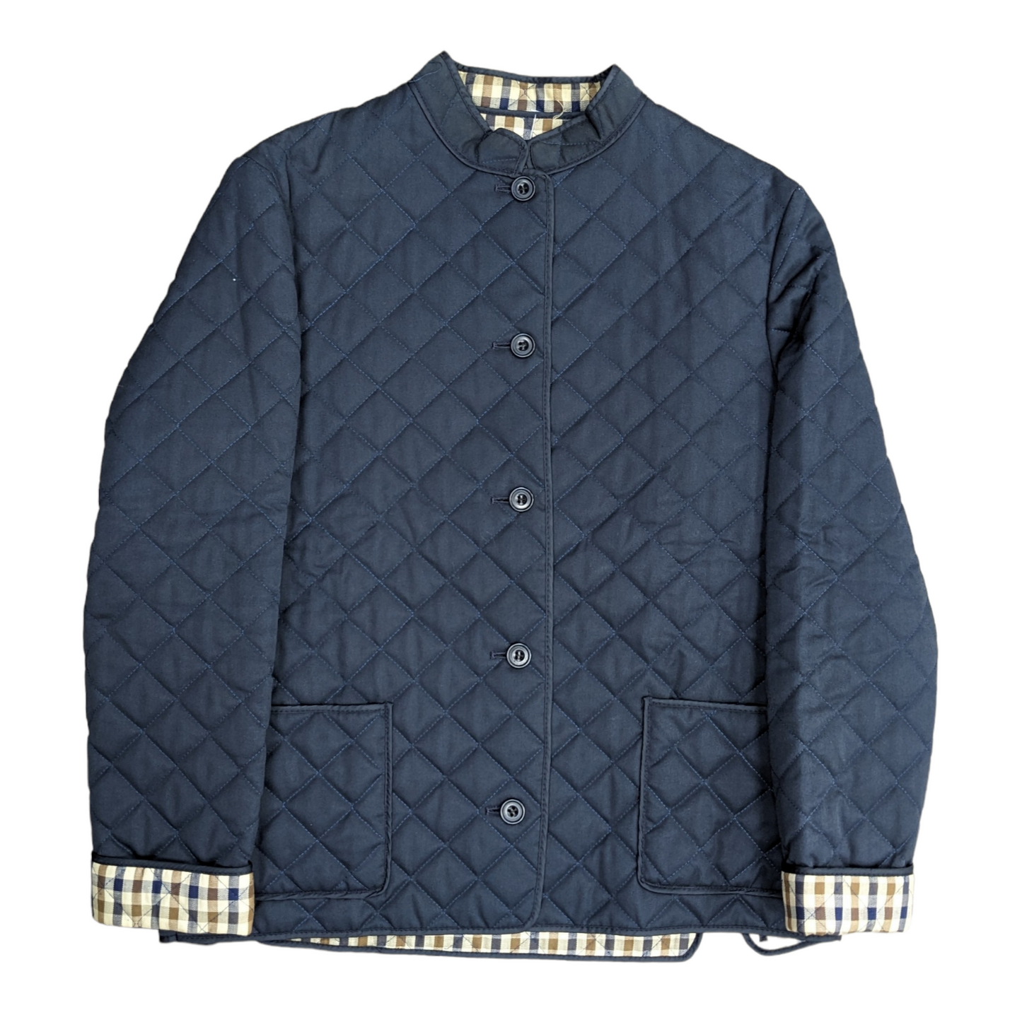 80s Aquascutum Quilted Jacket Size S