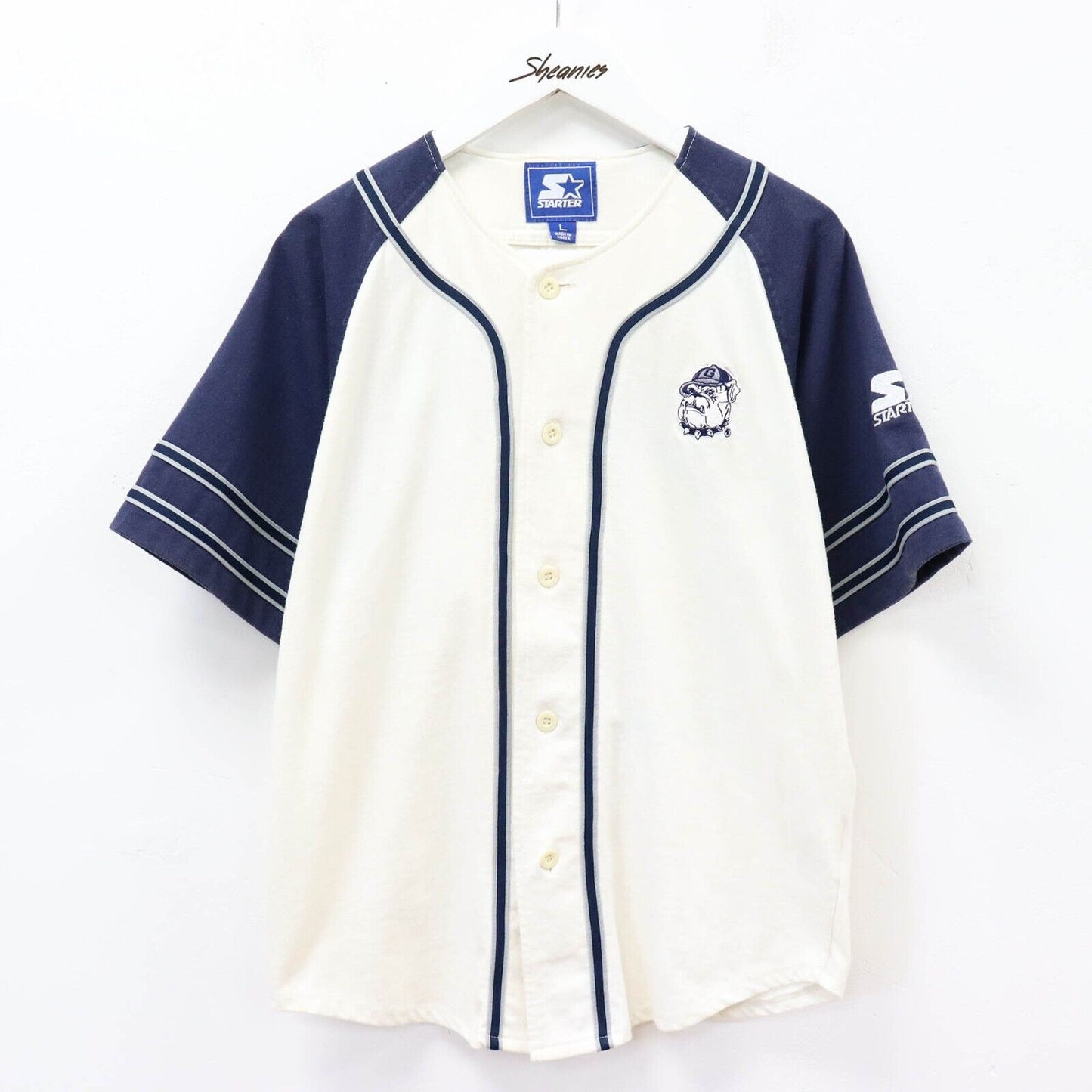 Starter Georgetown Baseball Jersey Size S