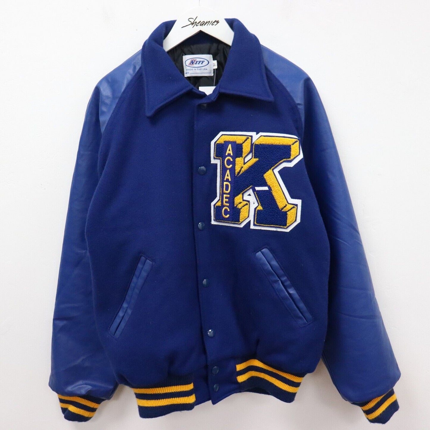 Vintage Wool Blend Varsity Jacket Size M