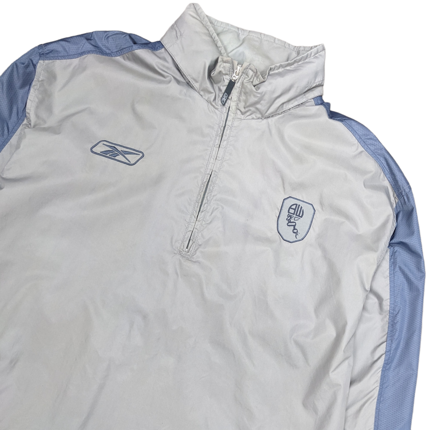 00s Reebok 1/4 Zip Windbreaker Size XL