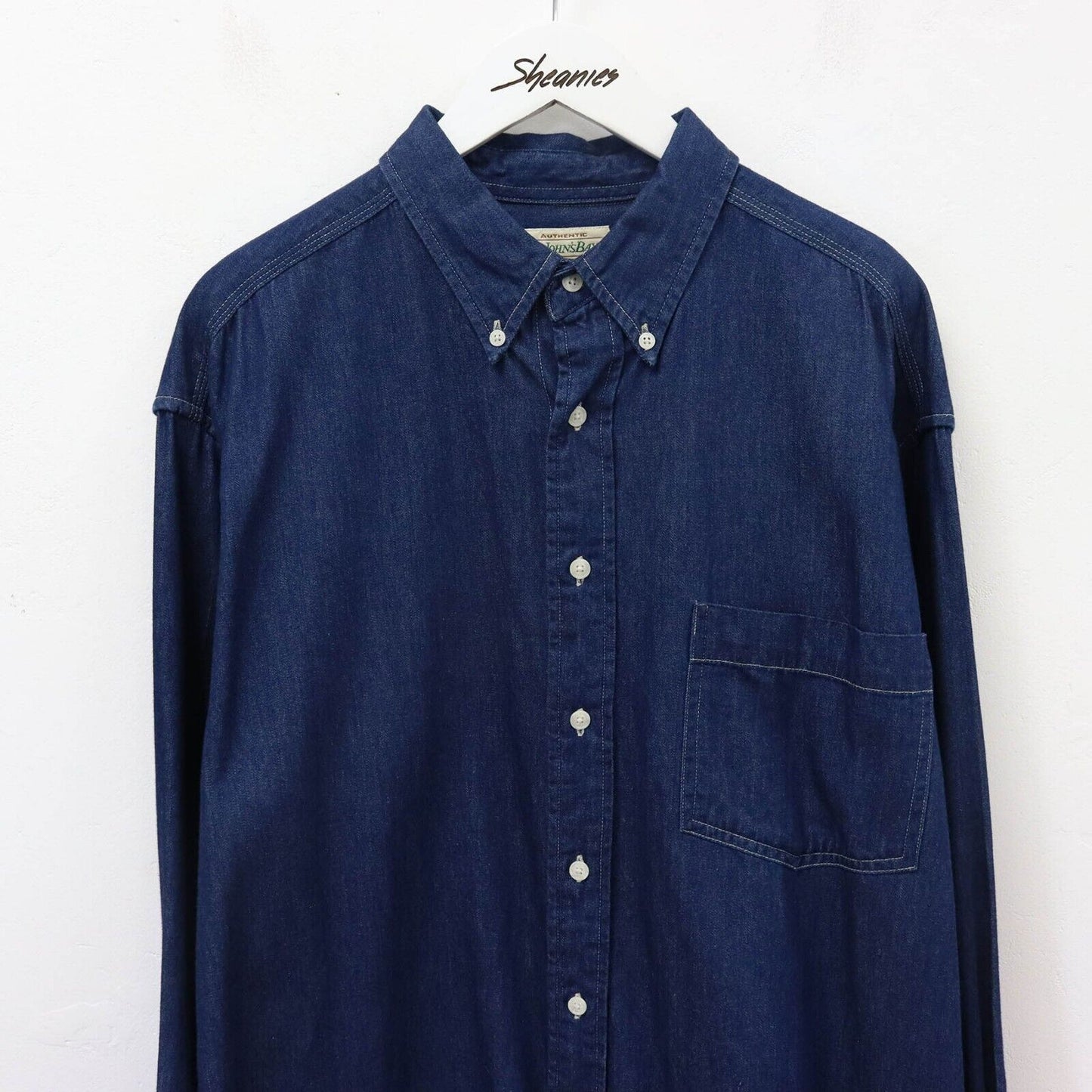 Vintage St John’s Bay Denim Shirt Size M