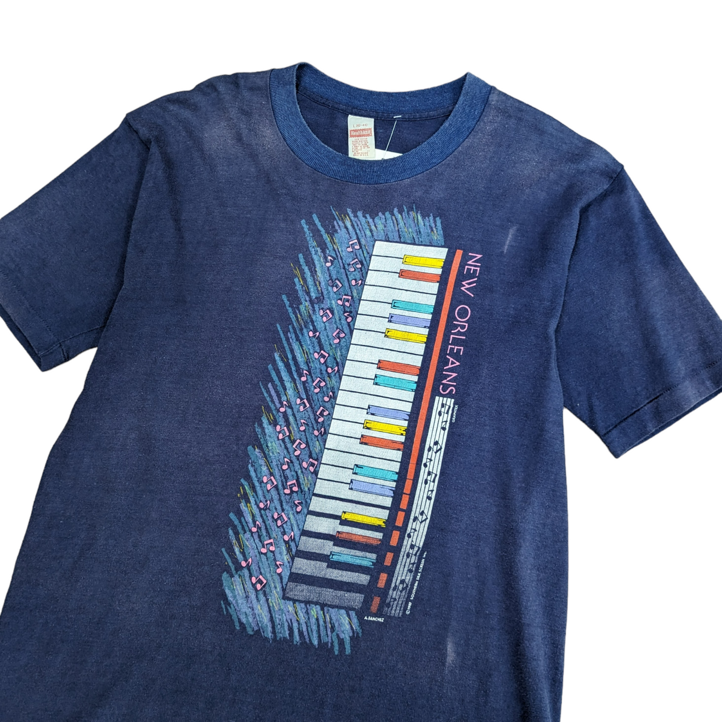 80s New Orleans Graphic T-Shirt Size L