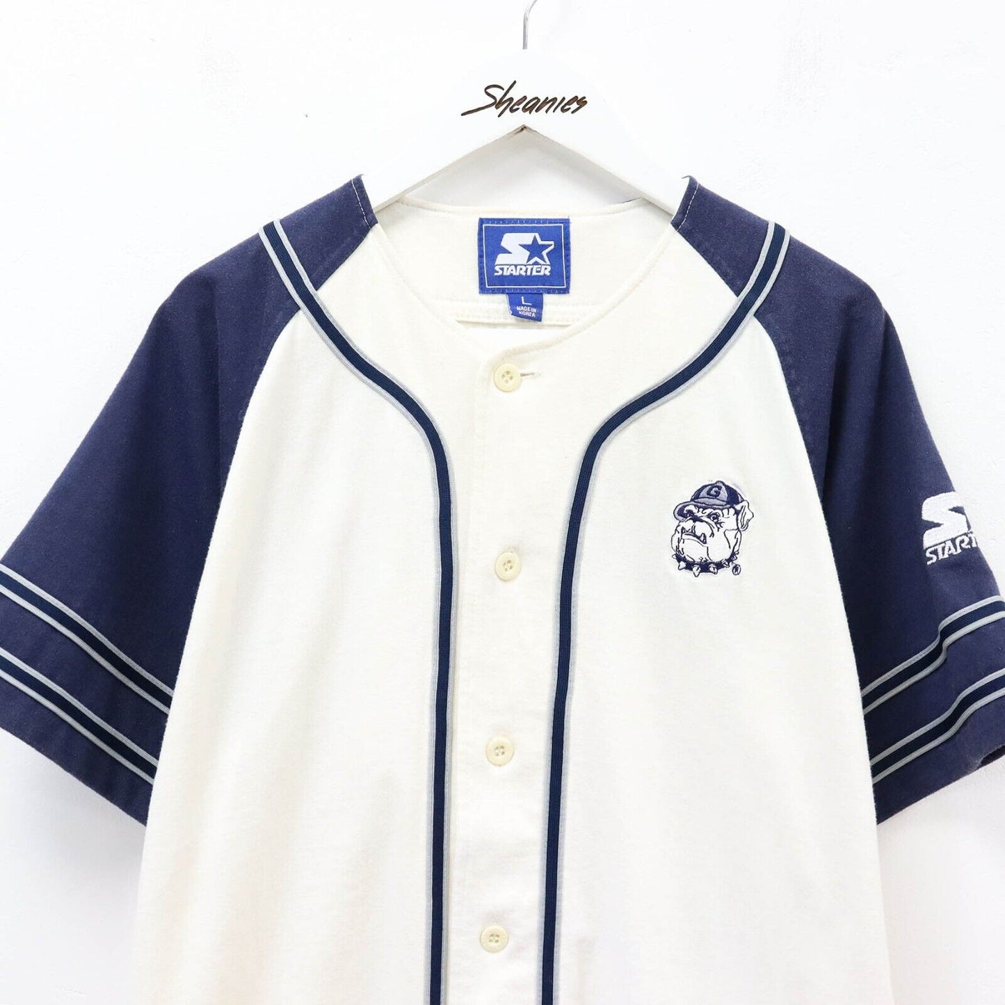Starter Georgetown Baseball Jersey Size S