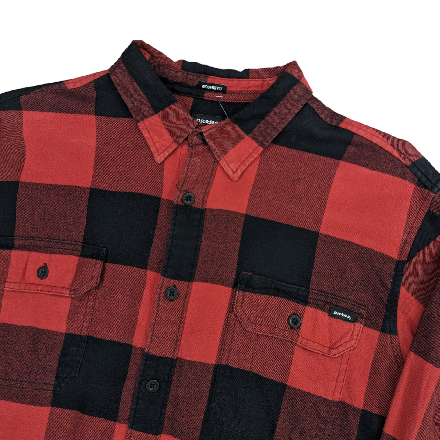 Dickies Check Flannel Shirt Shirt Size L