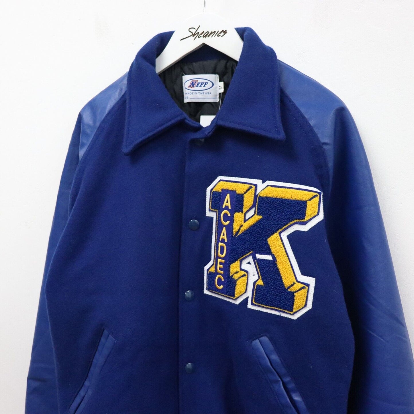 Vintage Wool Blend Varsity Jacket Size M