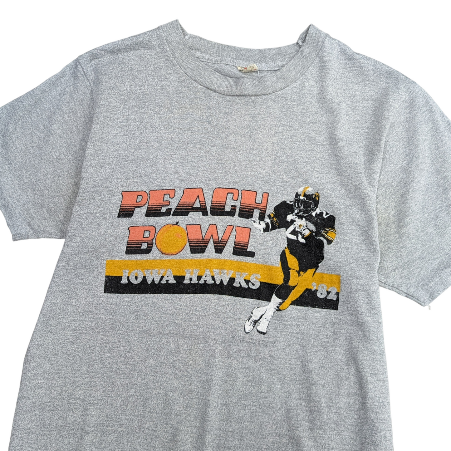 80s Peach Bowl Single Stitch T-Shirt Size XS