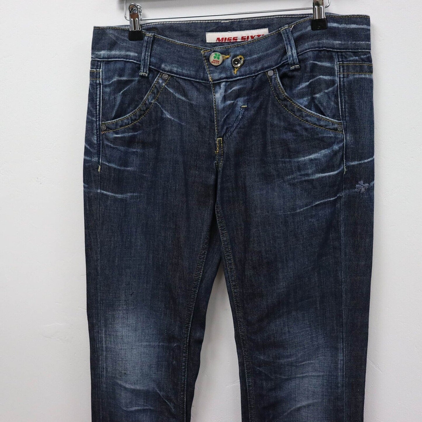 Y2K Miss Sixty Straight Leg Jeans Size UK 14 W33 L31