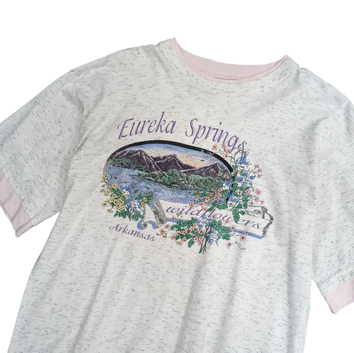 90s Single Stitch Wildflower T-Shirt Size L