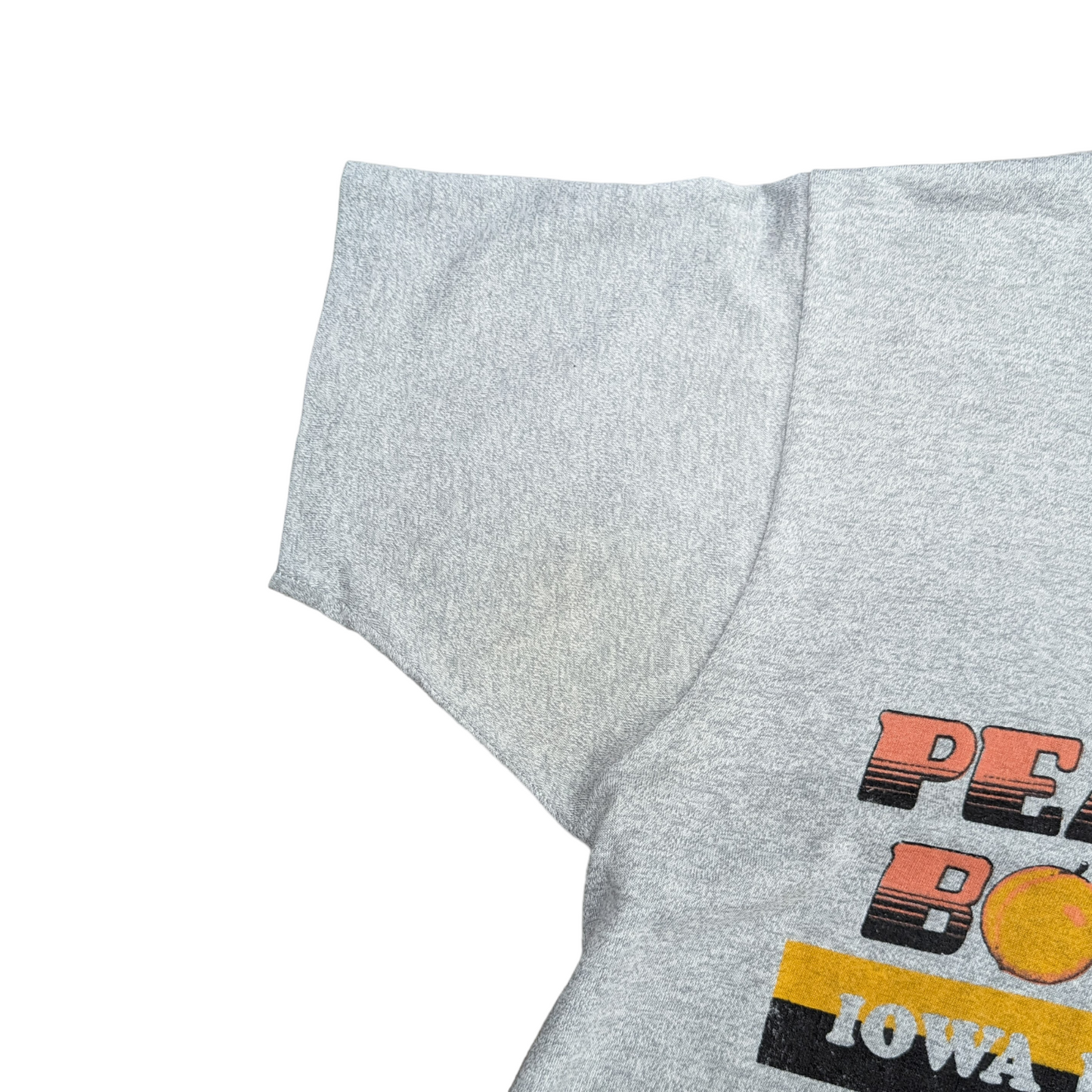 80s Peach Bowl Single Stitch T-Shirt Size XS