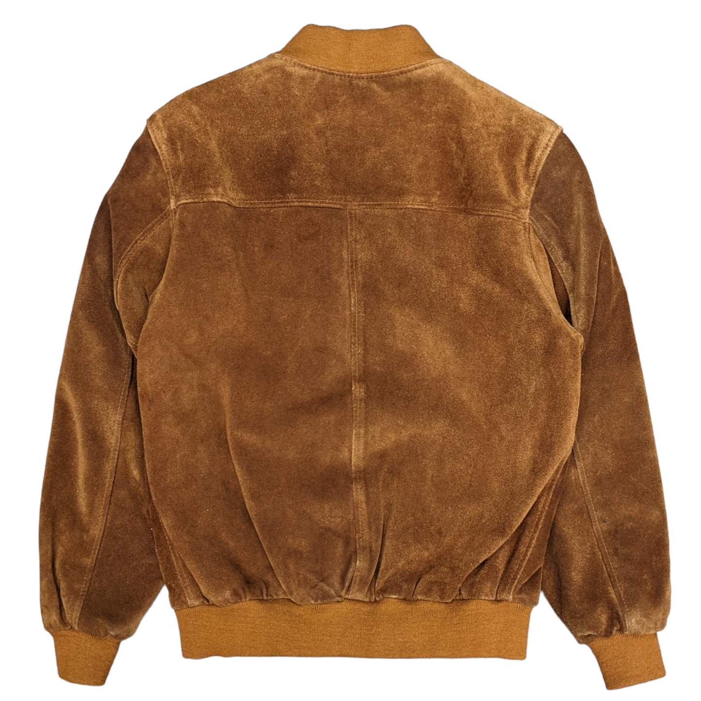 Vintage Suede Bomber Jacket Size S