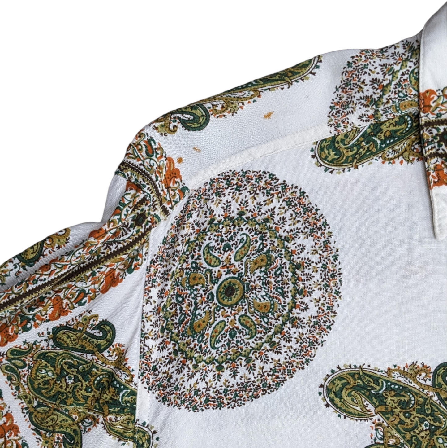 Vintage Abstract Patterned L/S Shirt Size S