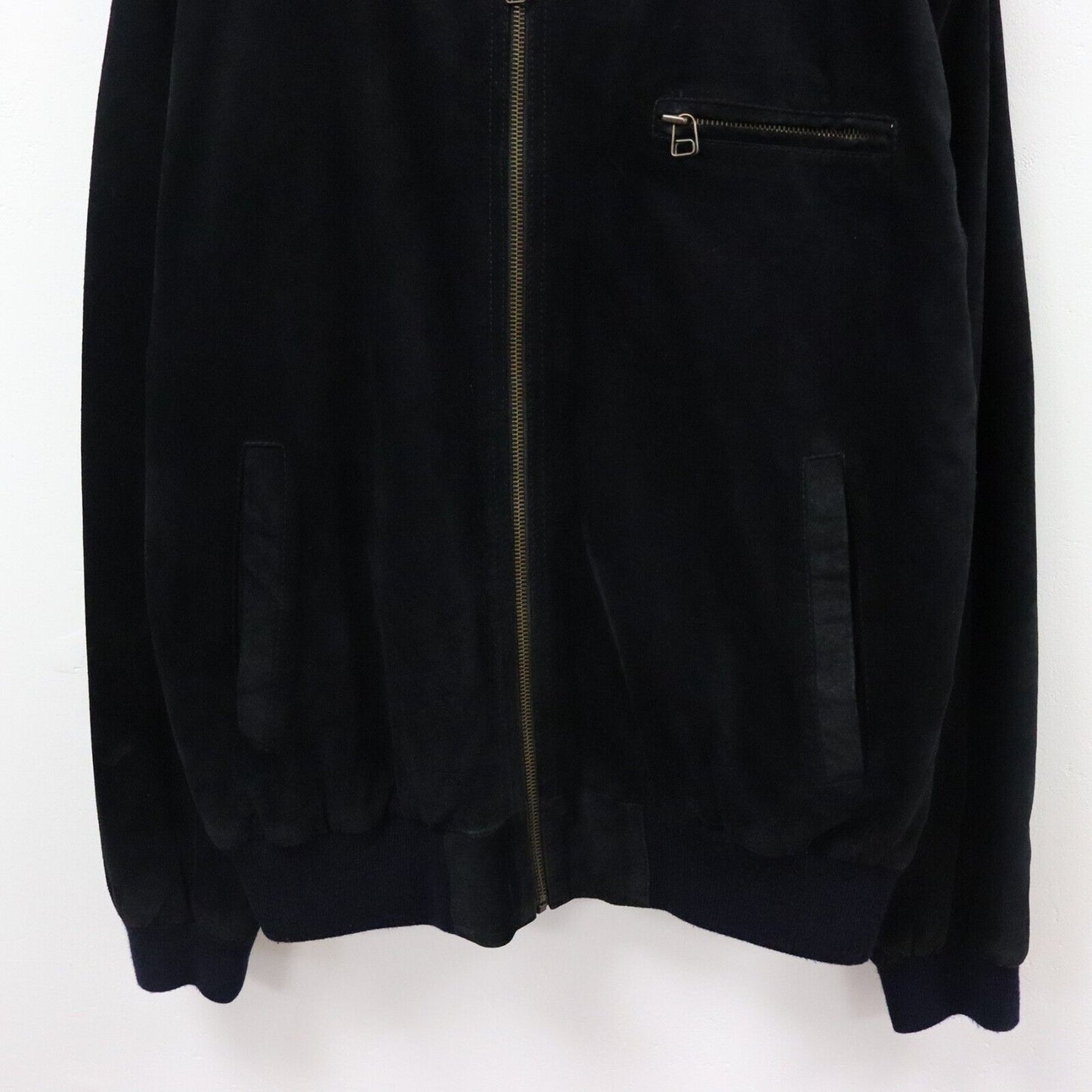 Vintage Suede Bomber Jacket Size S