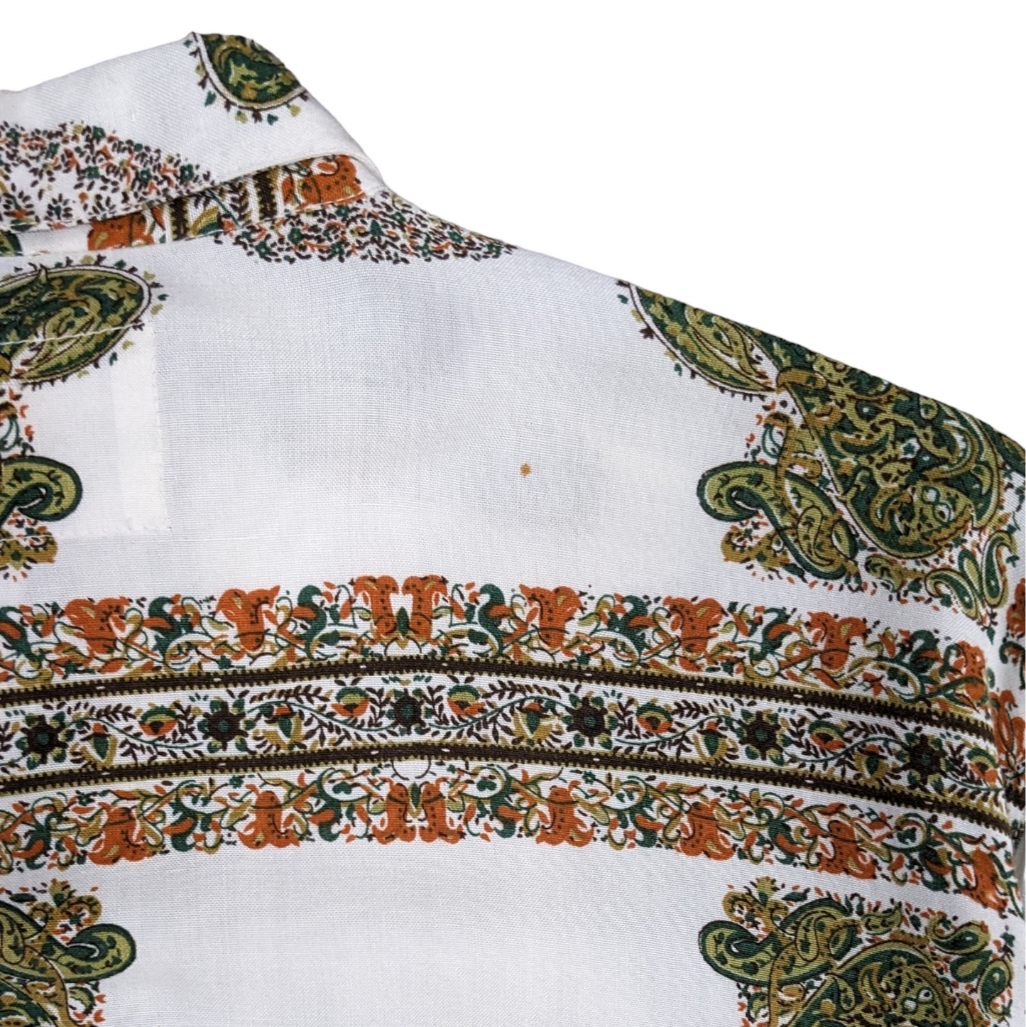 Vintage Abstract Patterned L/S Shirt Size S