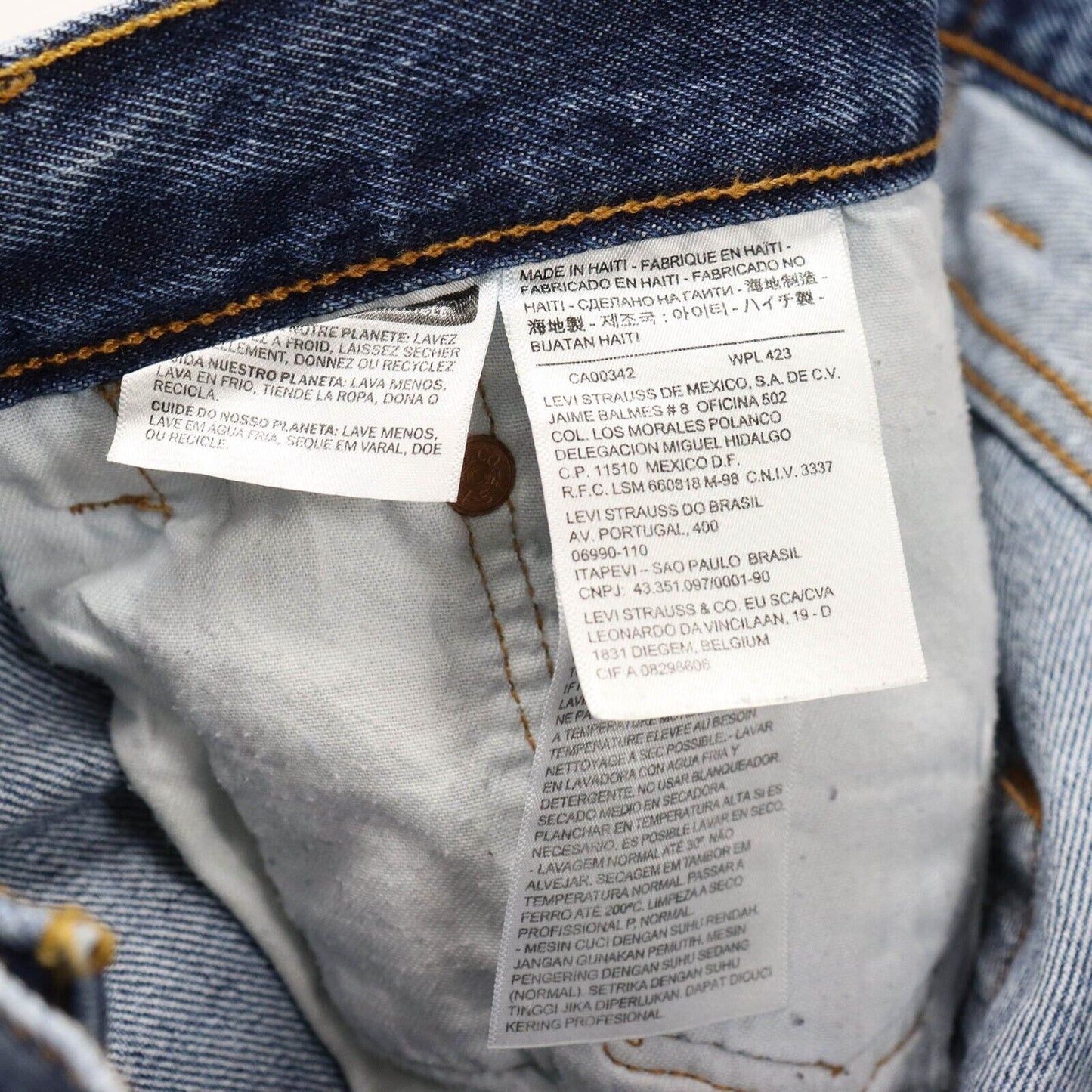 Levi’s 501 Straight Leg Jeans W38 L34
