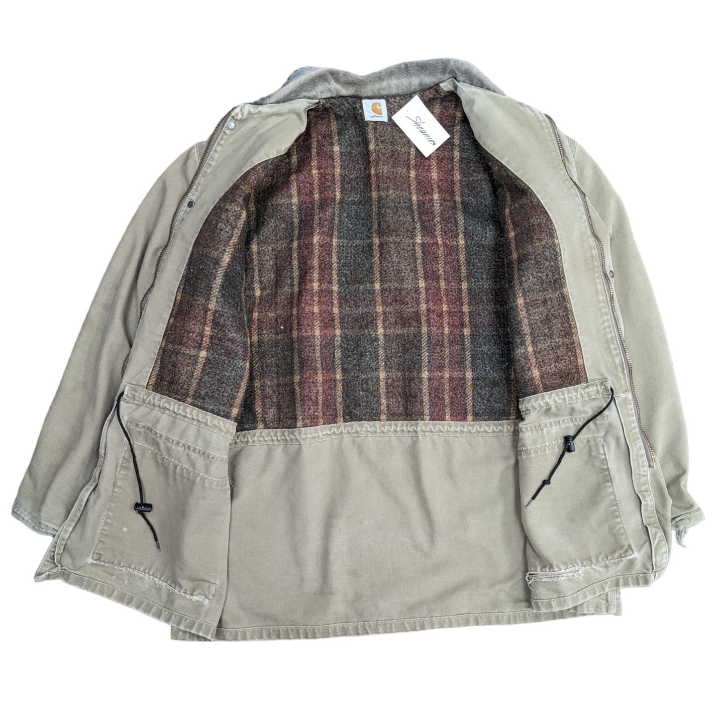Vintage Carhartt Blanket Lined Jacket Size XXL