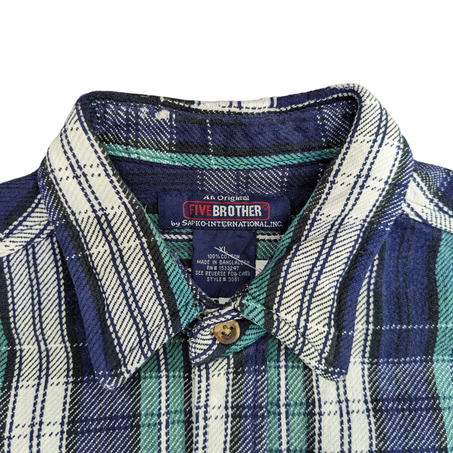 Five Brothers Heavy Flannel Shirt Size XL