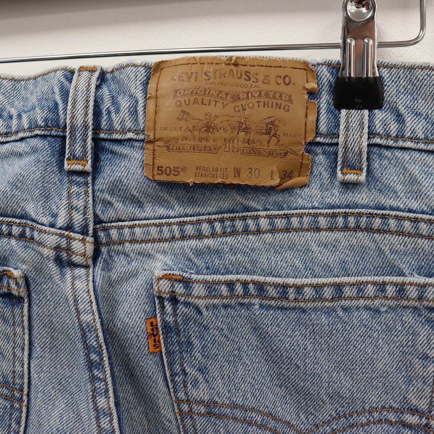 90s Levi’s 505 Straight Leg Jeans W30 L34