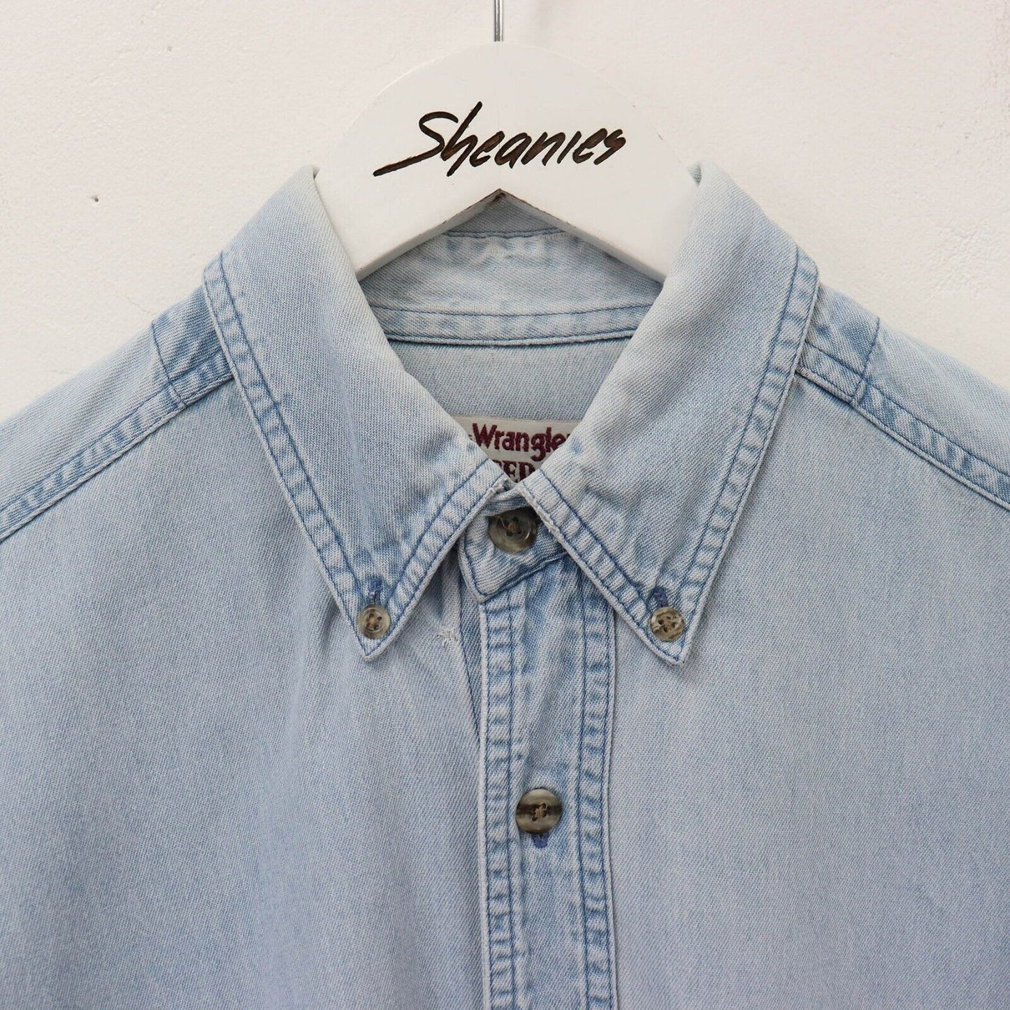 90's Wrangler Denim Shirt Size L