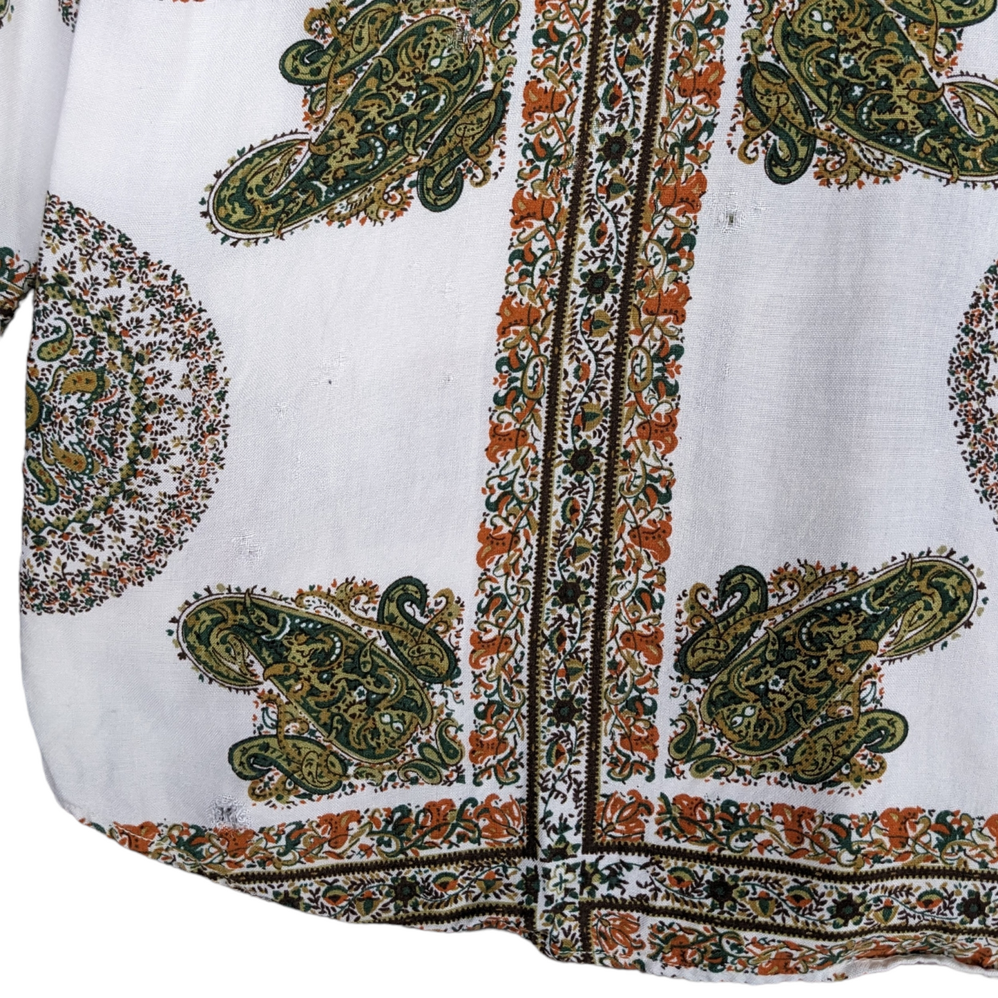 Vintage Abstract Patterned L/S Shirt Size S