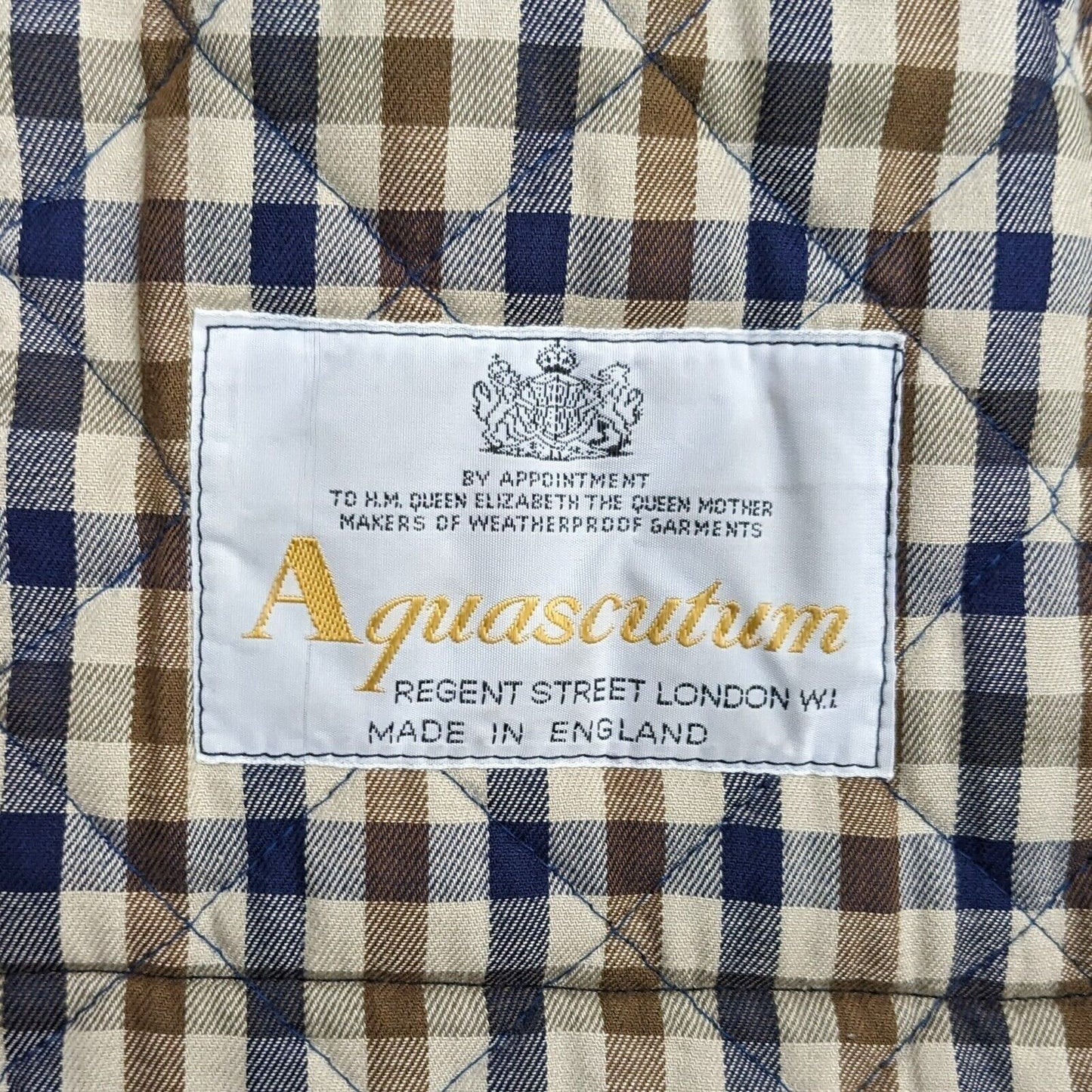 80s Aquascutum Quilted Jacket Size S