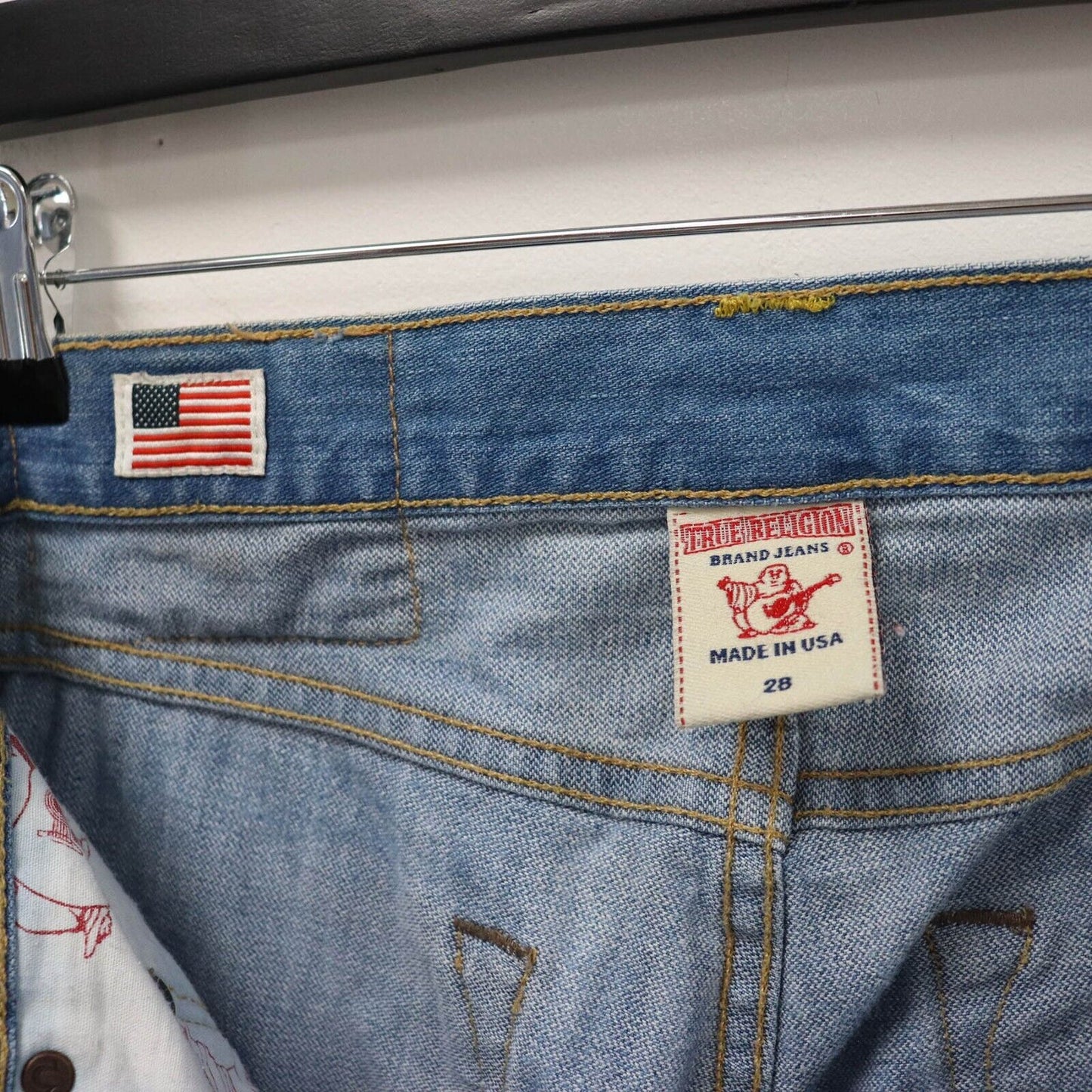 True Religion Low Rise Flared Jeans Size UK12 L29