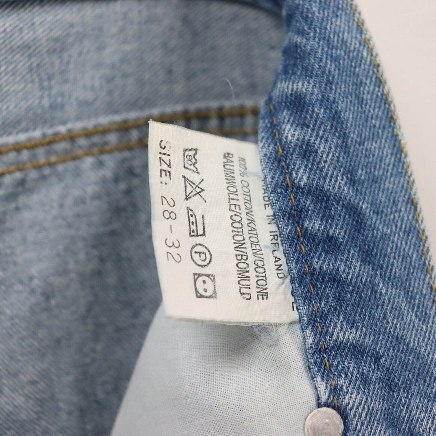 Deadstock 90s Lee Straight Leg Jeans Size UK 8 W26 L31