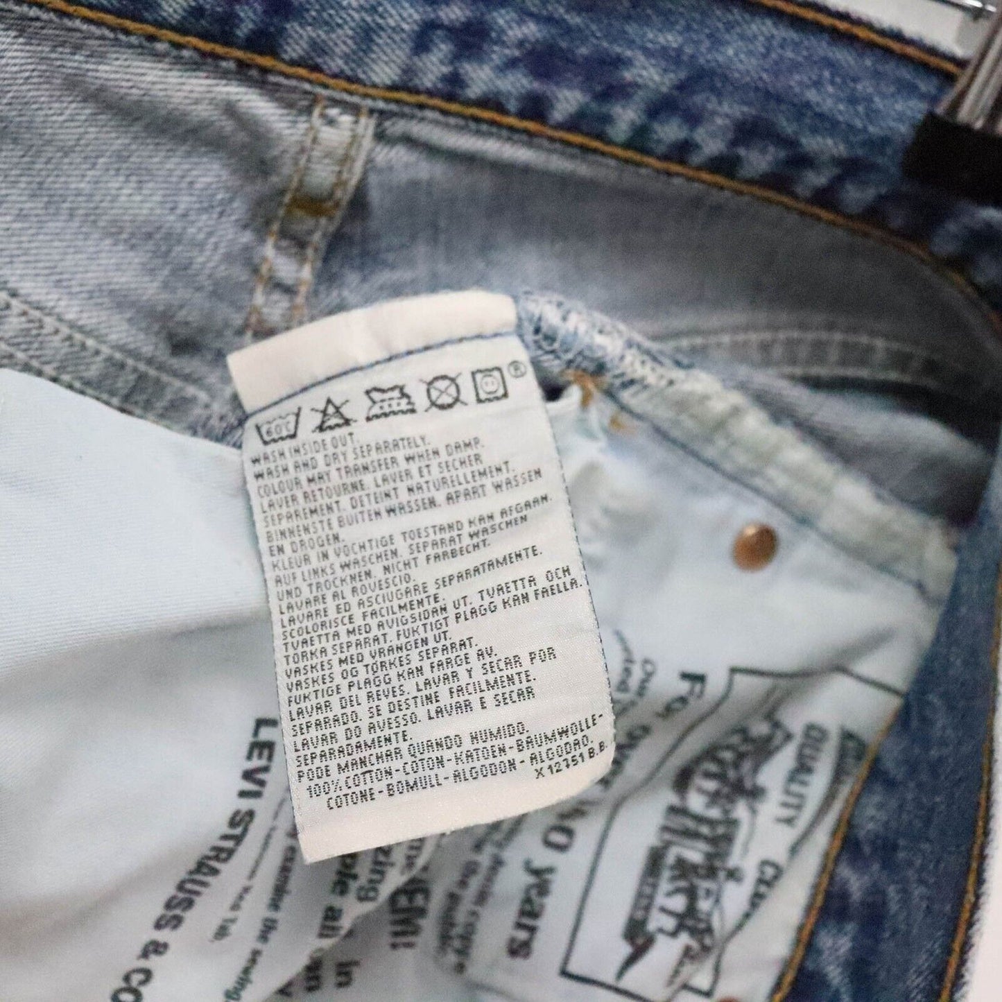 90's Levi’s Straight Leg Jeans UK 8 W27 L32
