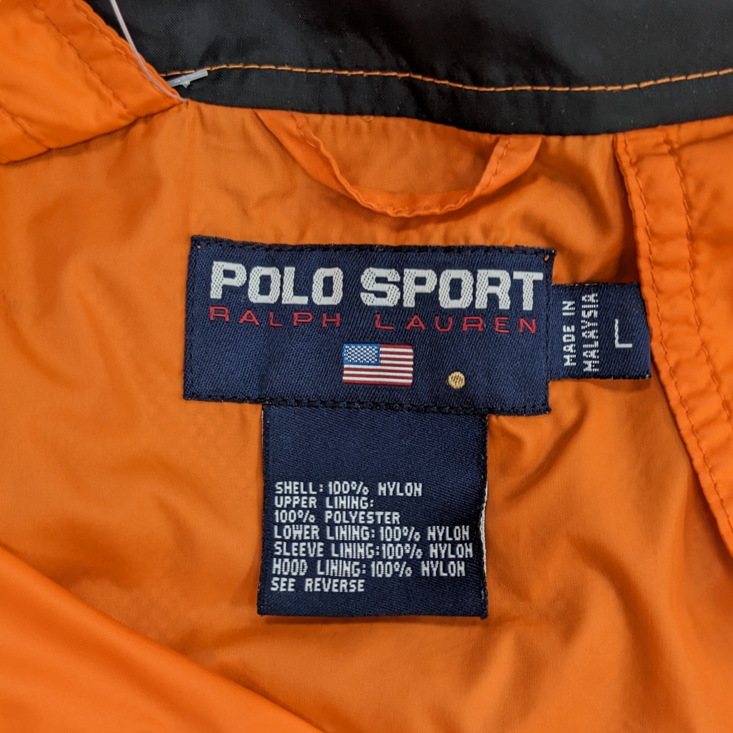 Polo Sport Windbreaker Size L