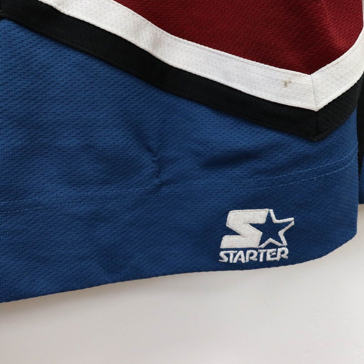 90's Starter Colorado Avalanche Sakic NHL Hockey Jersey Size M