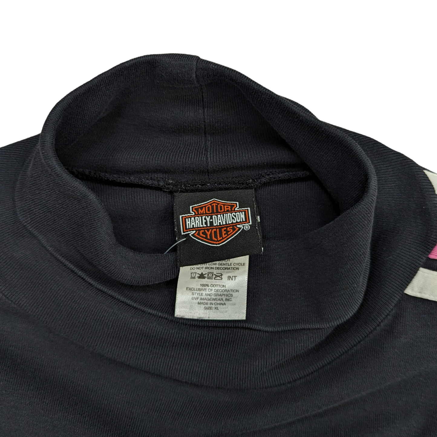 Harley Davidson Mock Neck T-Shirt Women’s Size XL