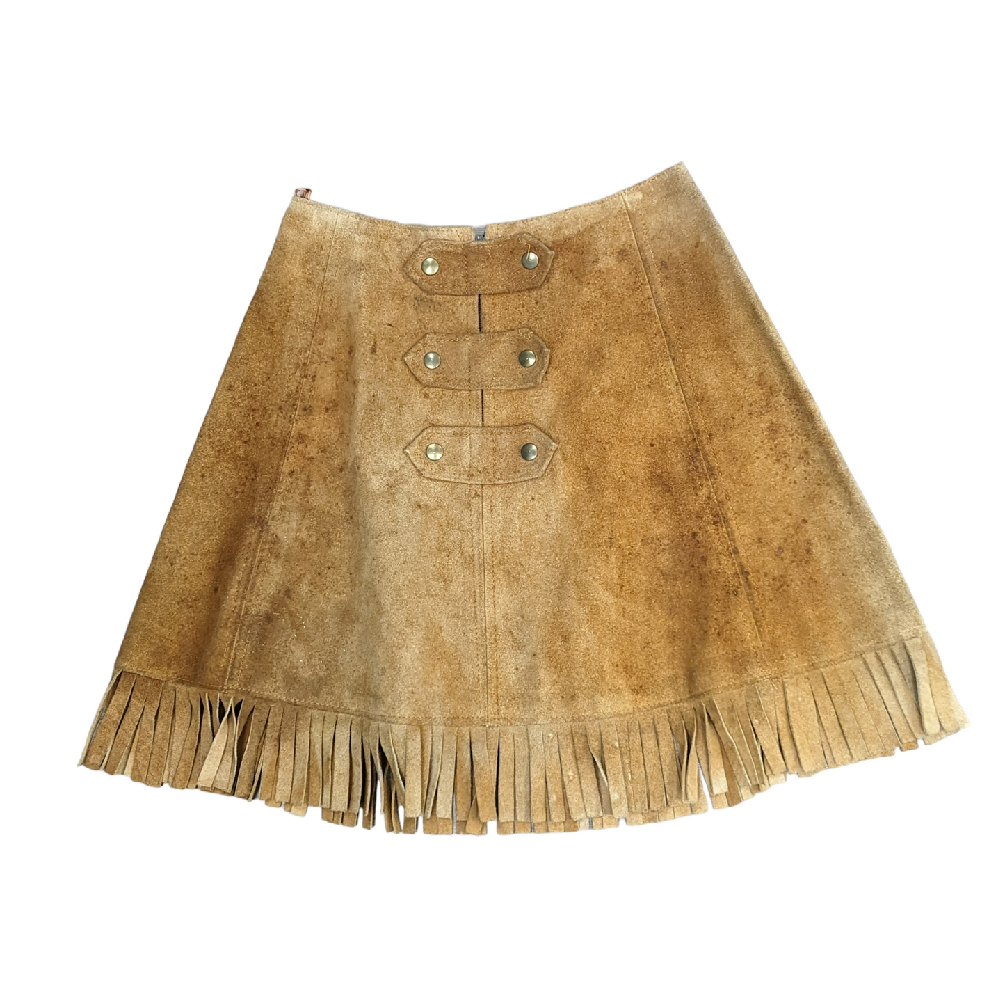 Vintage Suede Skirt Women's Size UK 8