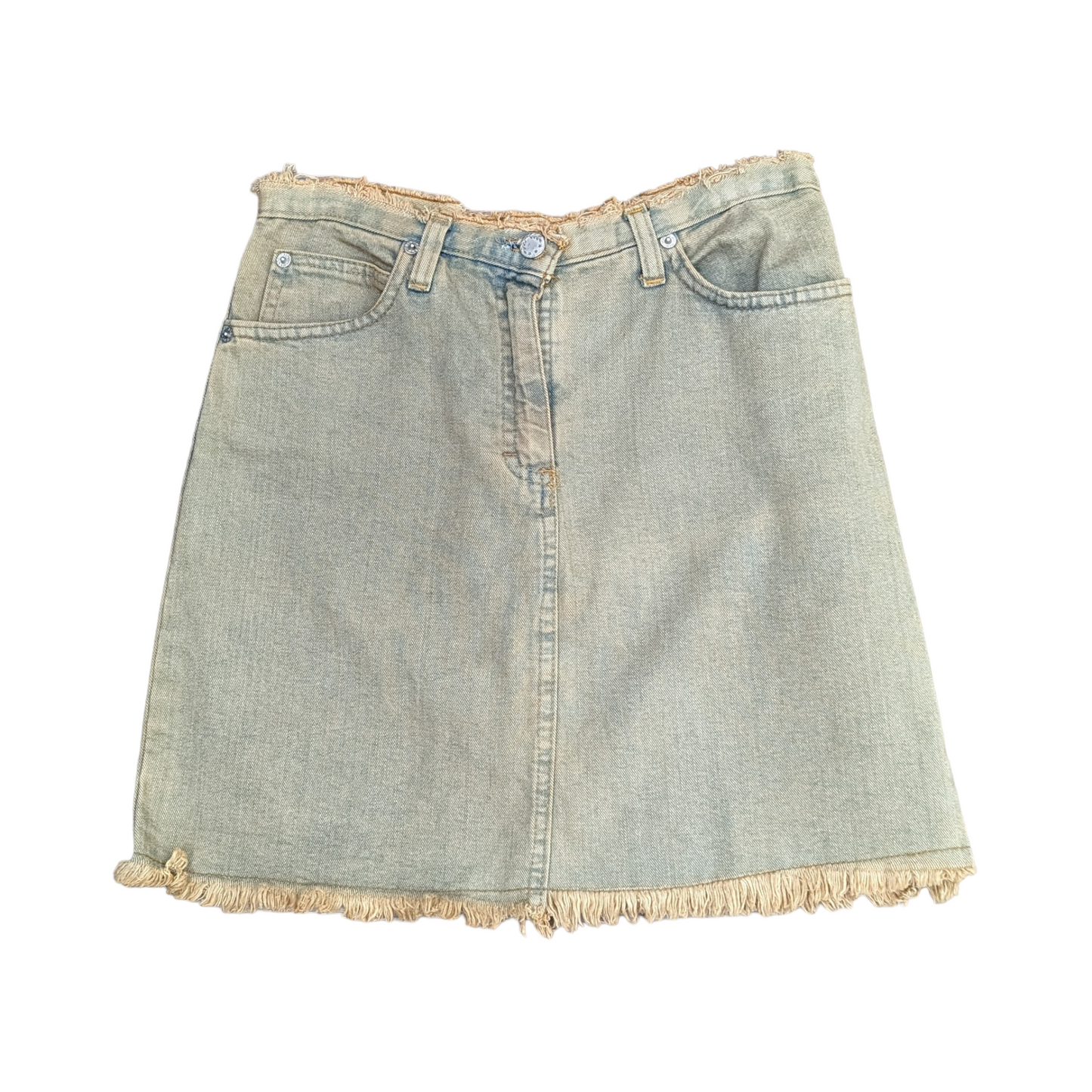 Y2K Washed Denim Skirt Women’s Size UK 10