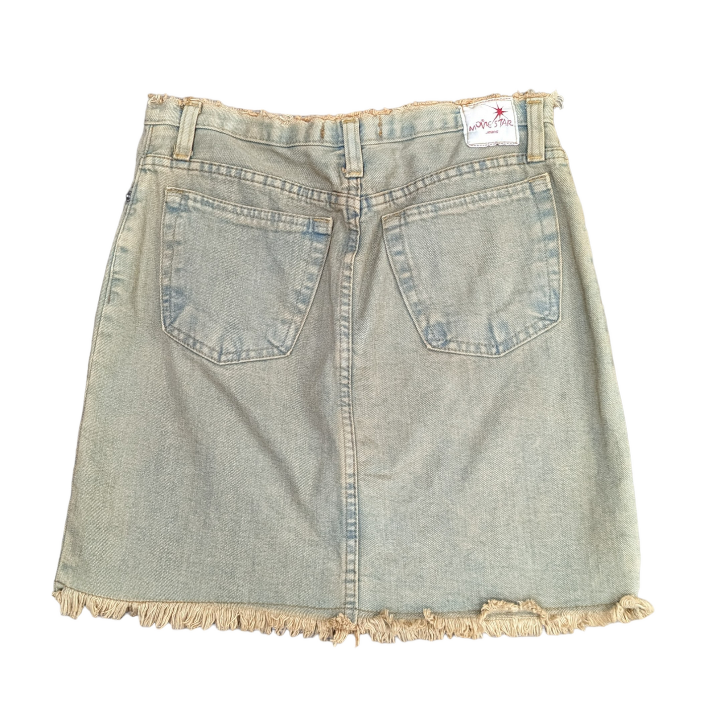 Y2K Washed Denim Skirt Women’s Size UK 10
