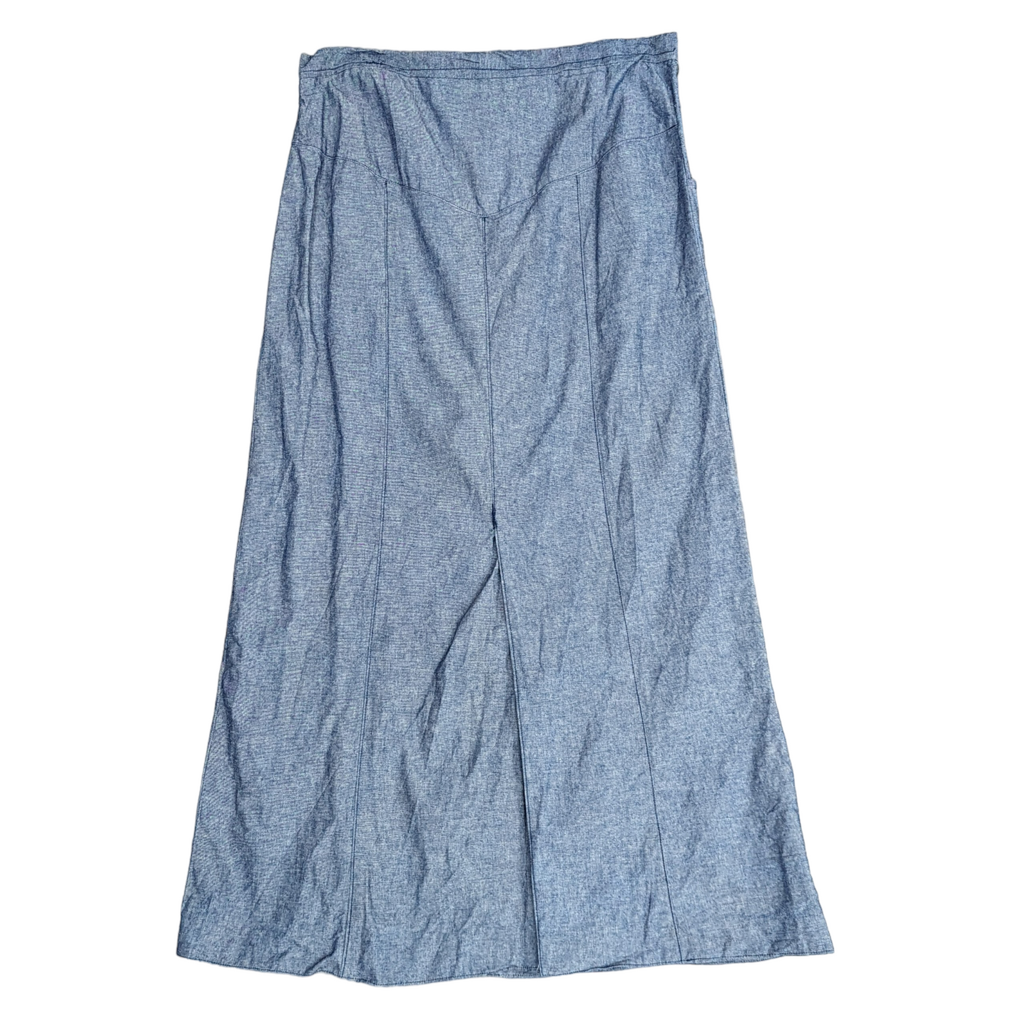 Y2K Denim Maxi Skirt Size UK 14