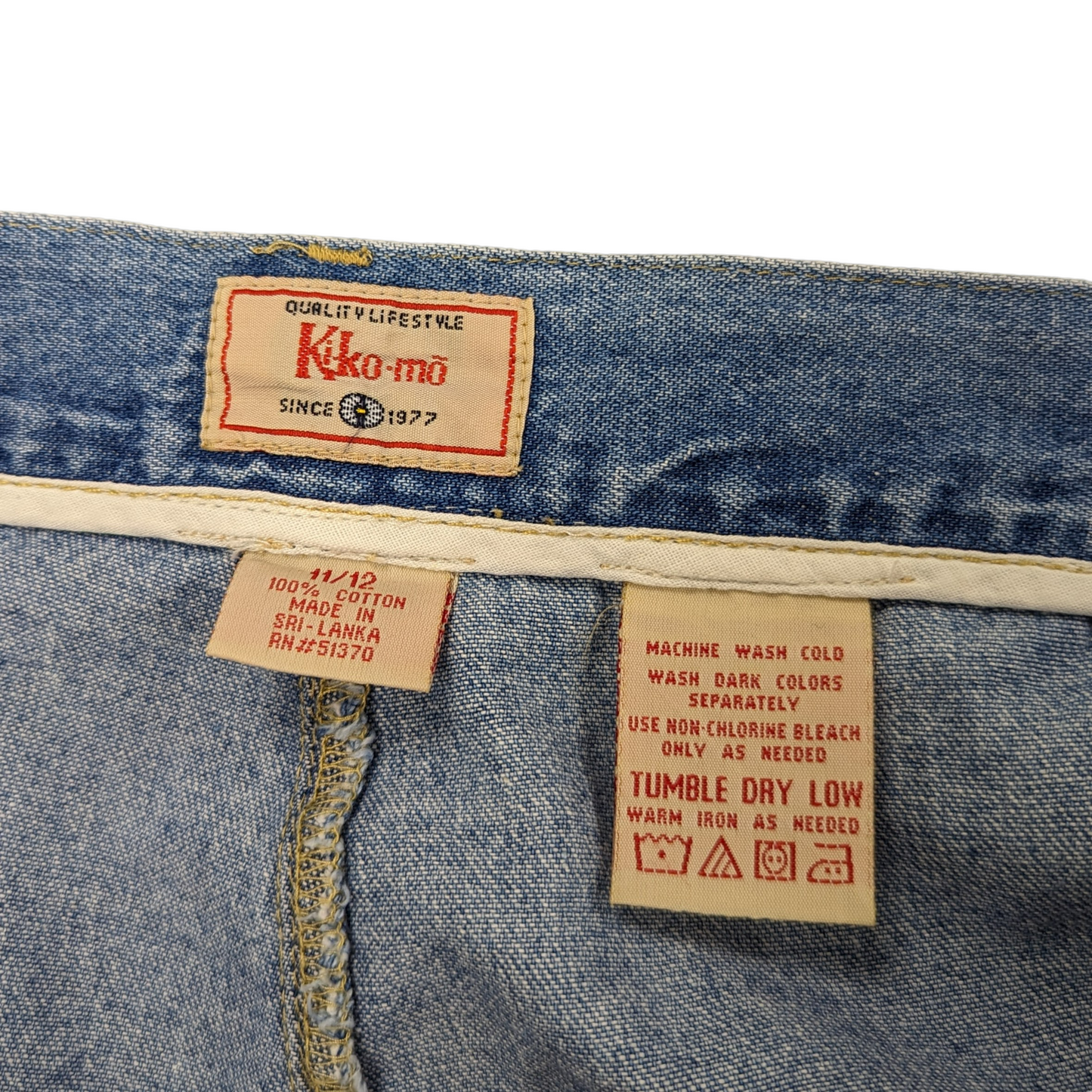 Y2K Denim Skort Women's Size UK 14