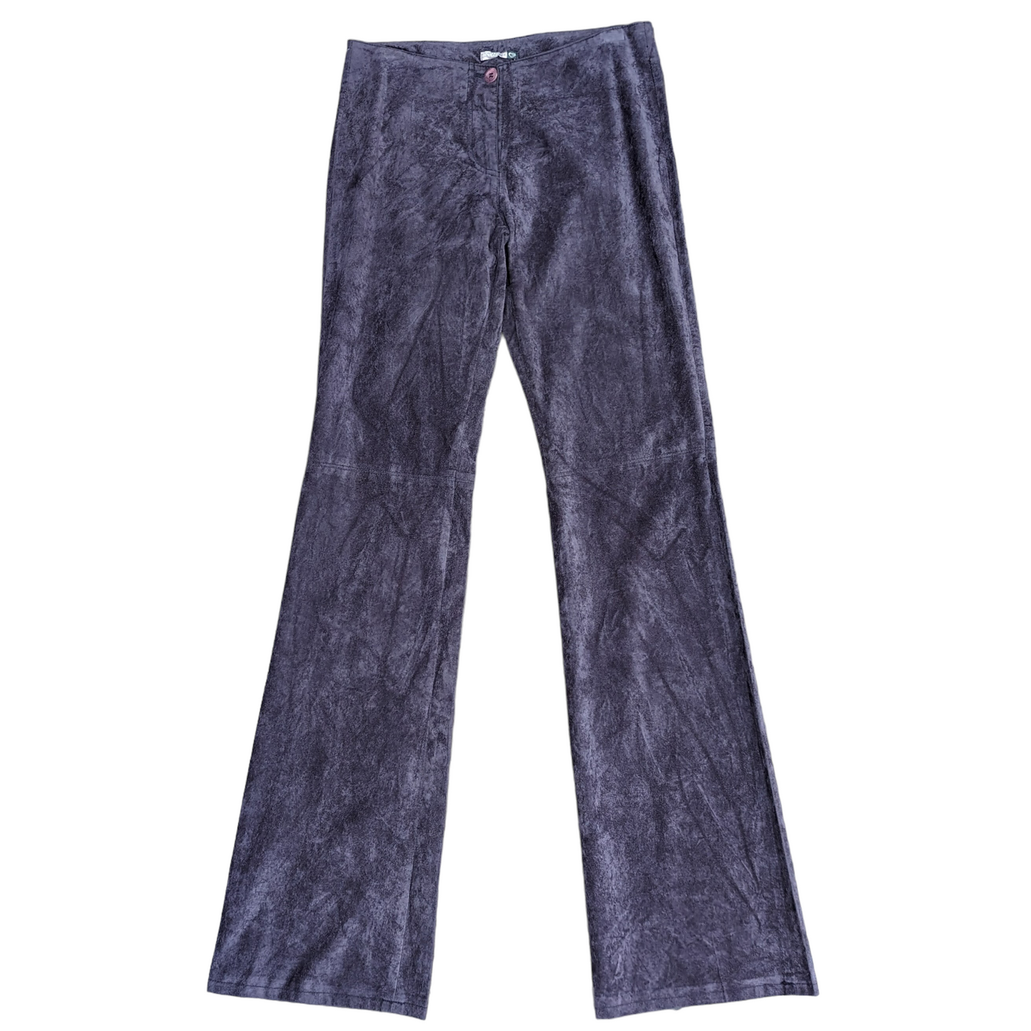 Y2K Velour Bootcut Trousers Size UK 10