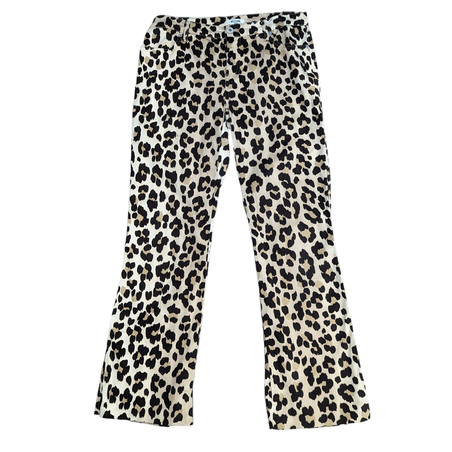 Y2K Moschino Bootcut Jeans Size UK 14