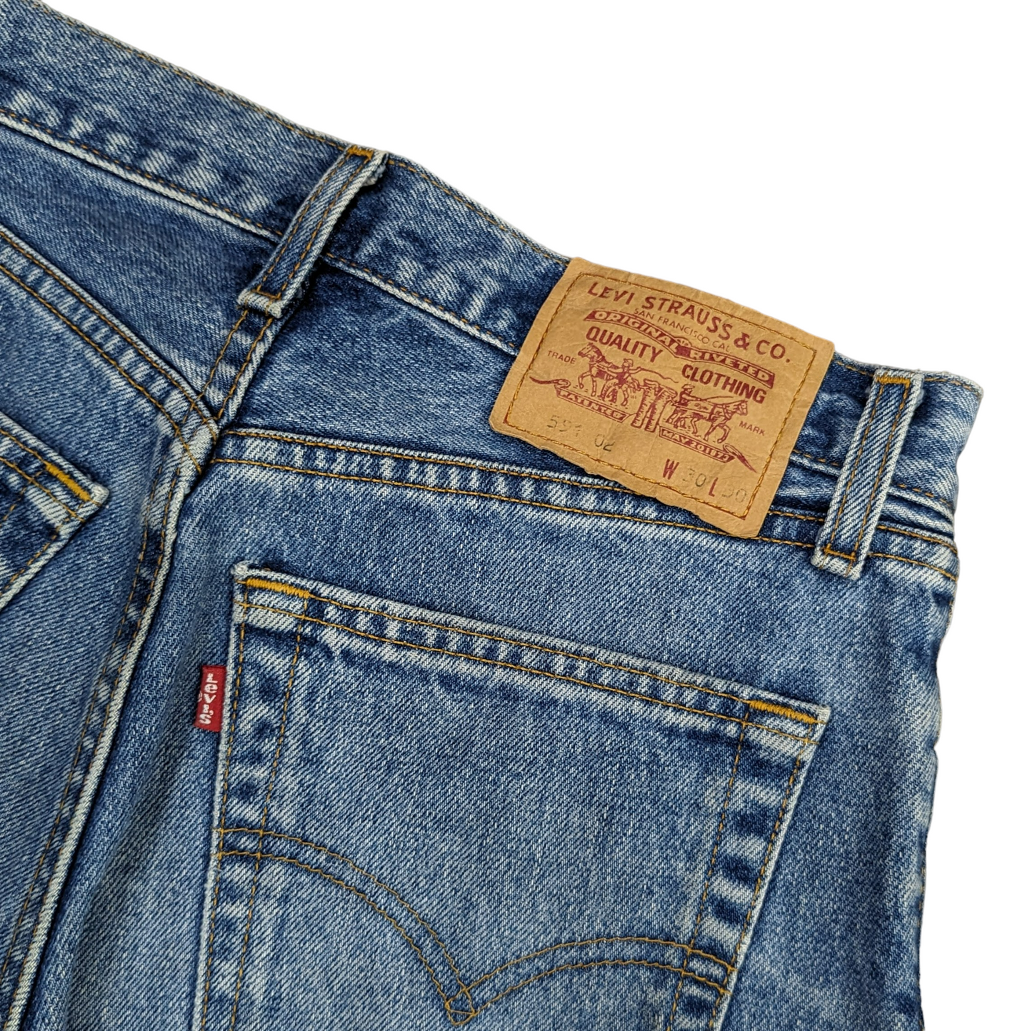 90s Levi’s 591 Straight Leg Jeans W30 L30