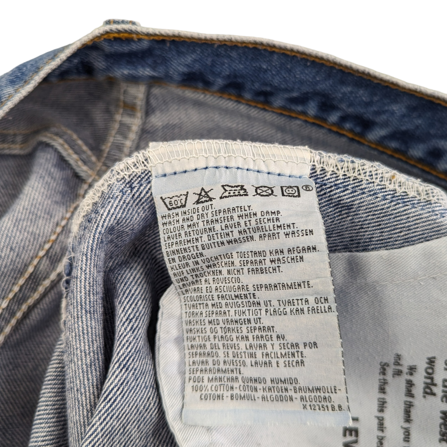 90s Levi’s 591 Straight Leg Jeans W30 L30