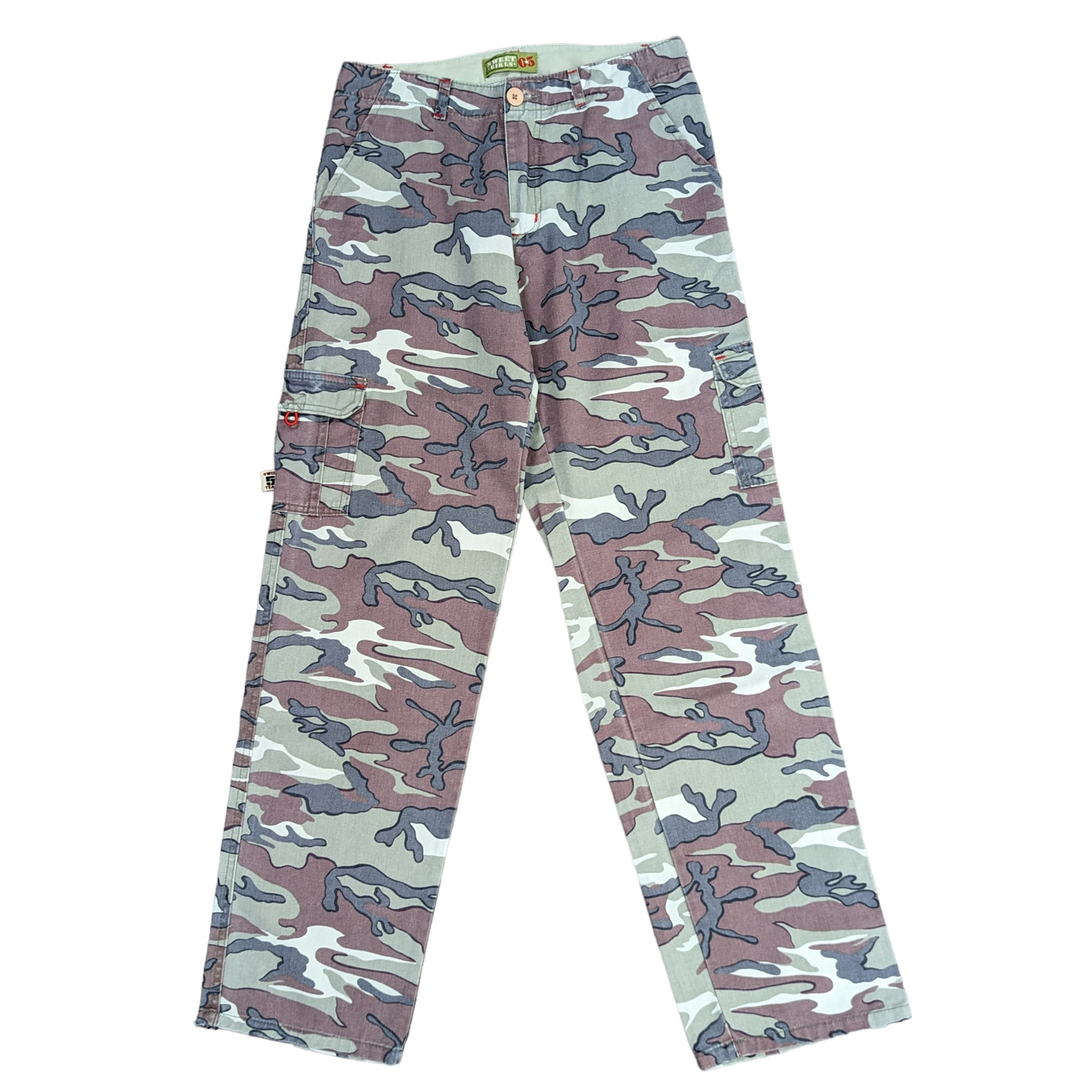 Y2K Combat Trousers Size UK 10 W29 L31