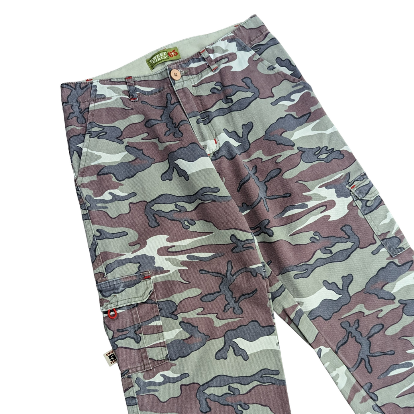 Y2K Combat Trousers Size UK 10 W29 L31