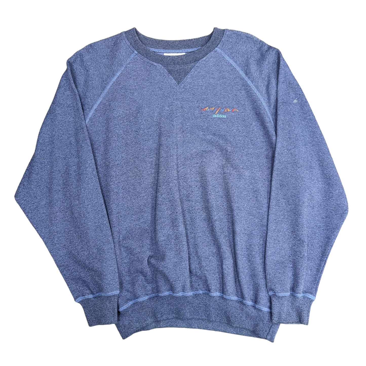 80's Adidas Colors Of Sport Sweatshirt Size S
