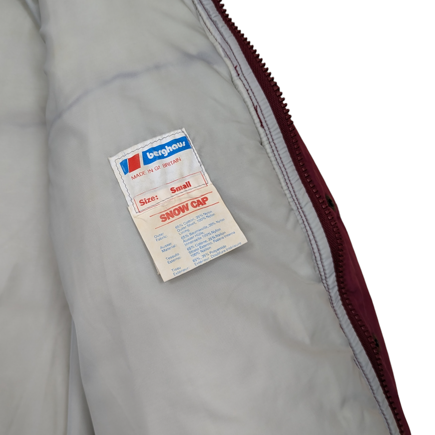 80s Berghaus Snow Cap Puffer Size S