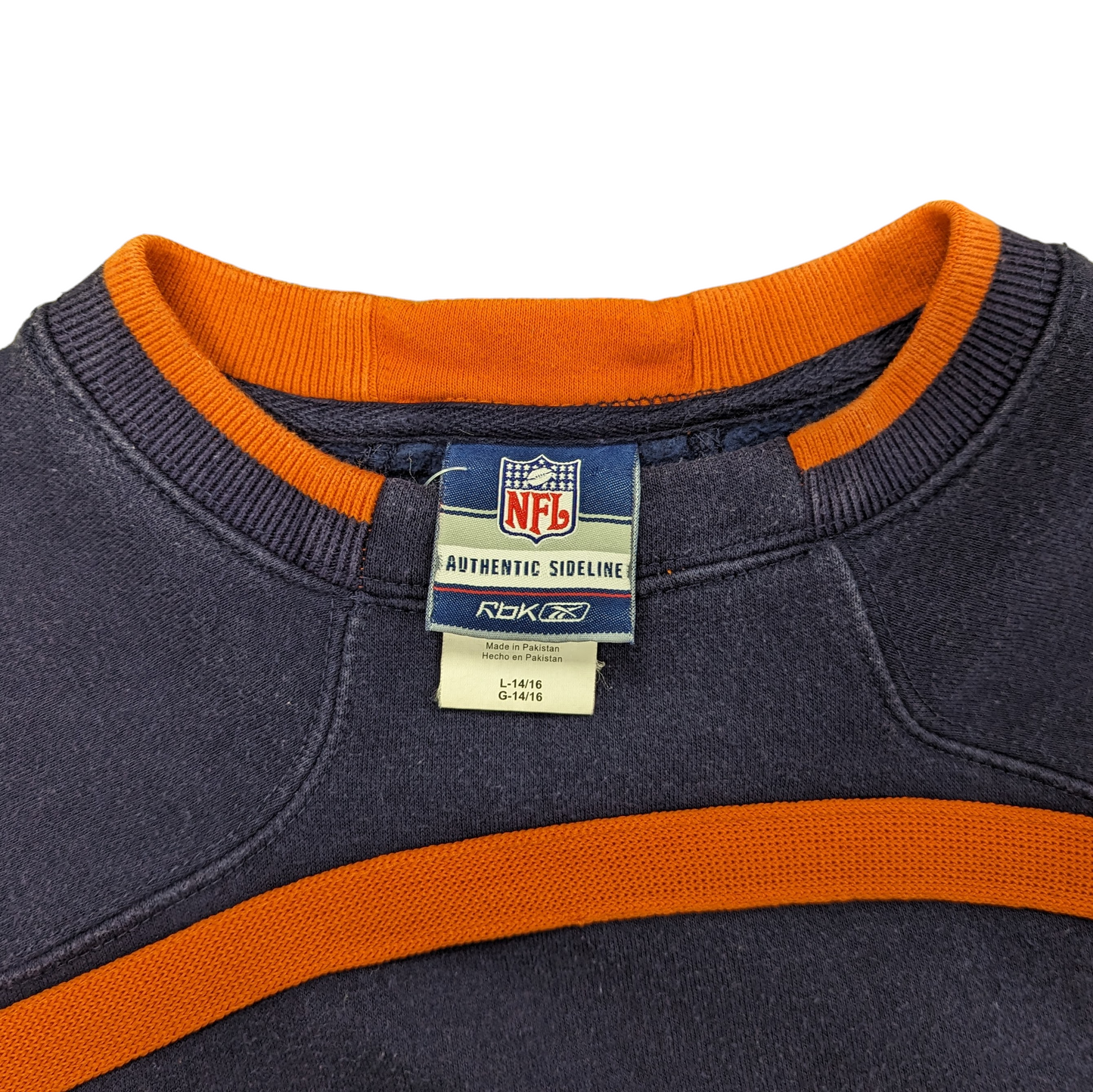 Denver Broncos Reebok Sweatshirt Size S