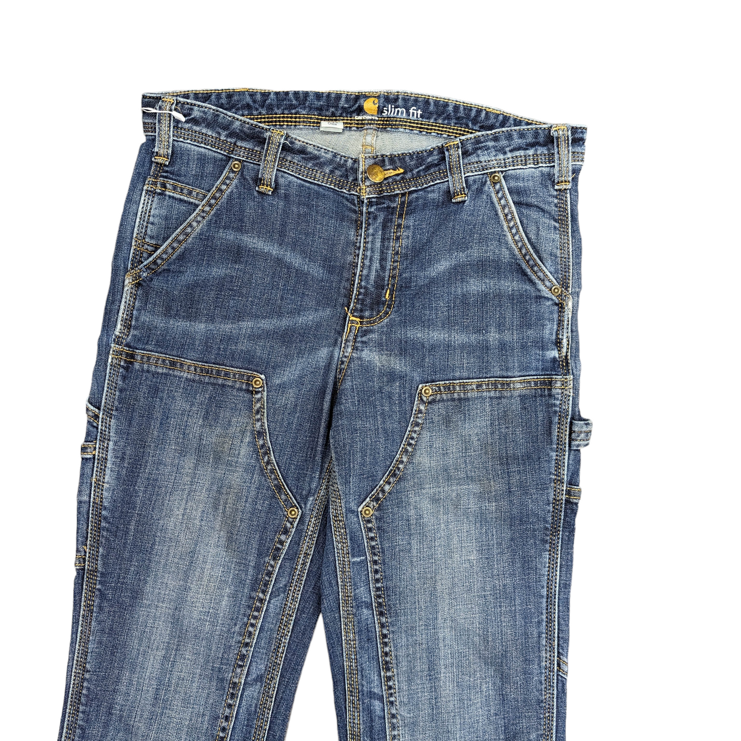 Carhartt Double Knee Slim Fit Jeans Size UK12 L28