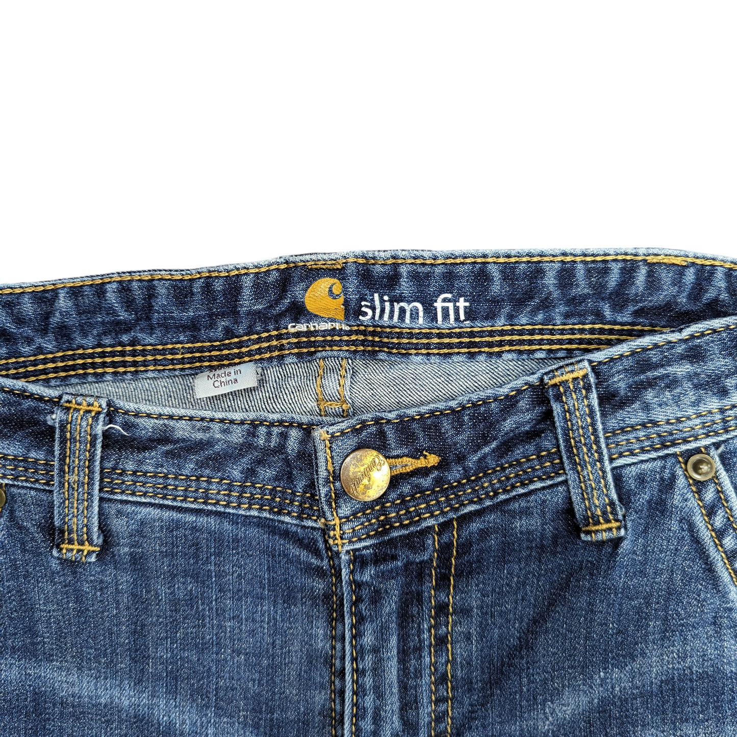 Carhartt Double Knee Slim Fit Jeans Size UK12 L28