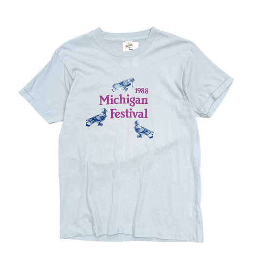 80s Michigan Single Stitch T-Shirt Size L